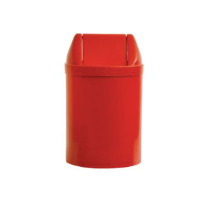 Lixeira 14l Red.c/ Tamp Verm. Bralimpia