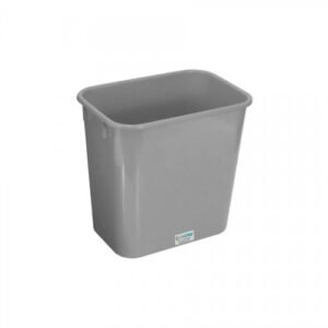 Lixeira 12l Retangular Cinza Jsn
