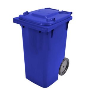 Lixeira 240l Container Azul Bralimpia